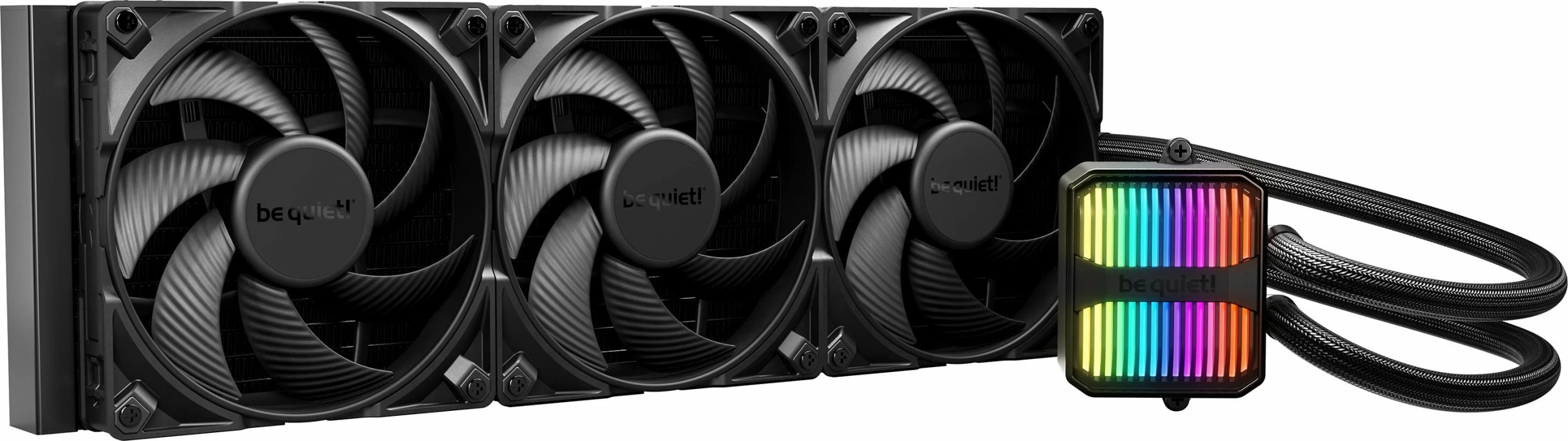 Ftohës uji be quiet! Silent Loop 3 420mm (BW026), ARGB, 3x140mm PWM, e zezë, set 3 ventilatorë