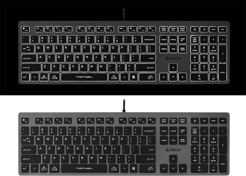 Tastierë A4Tech FSTYLER FX60H, e zezë