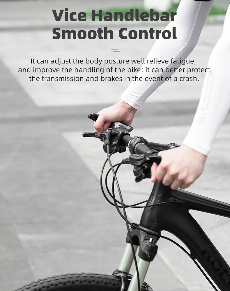 Doreza biçiklete Rockbros BT1007B me horns, e zezë