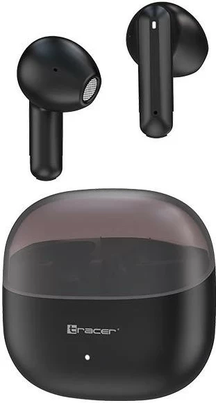 Kufje Tracer T12, True Wireless, Bluetooth 5.4, me mikrofon, të zeza
