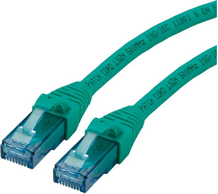 Kabllo rrjeti ROLINE Cat6a 15m, RJ-45, U/UTP, e gjelbër
