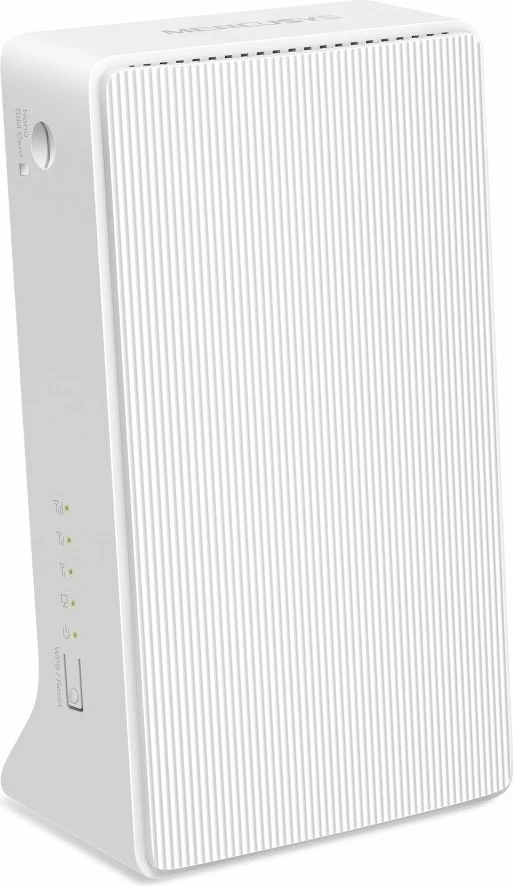 Ruter 4G LTE Mercusys MB110-4G, Wi‑Fi 4 300Mbps, 2x LAN, slot SIM, i bardhë