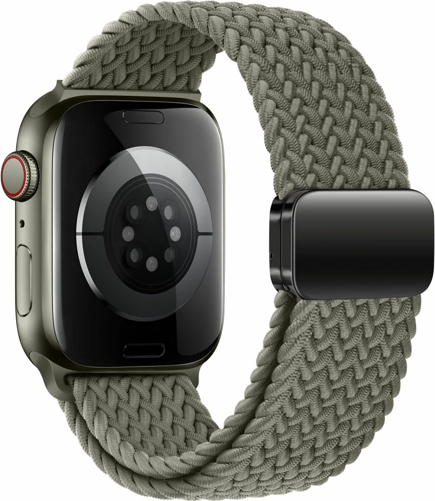Rrip najloni për Apple Watch Tech-Protect Nylonmag, 42/44/45/49 mm, i gjelbër