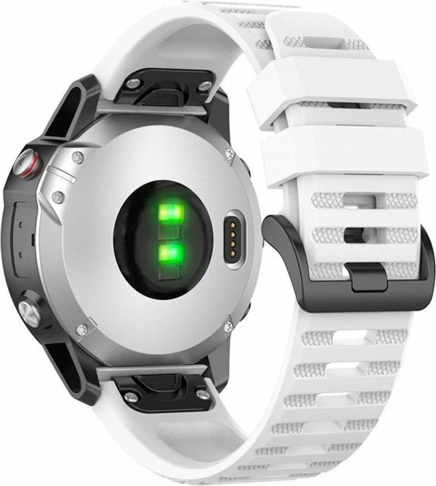 Rrip silikoni QuickFit për Smartwatch, Fixed FIXSST-QF22MM-WH, 22 mm, i bardhë