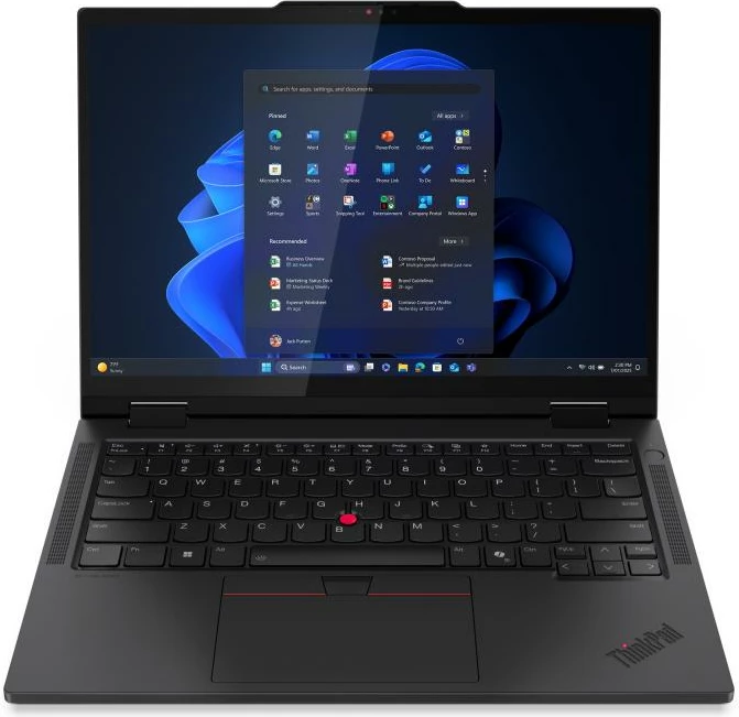 Laptop konvertues 2-në-1, Lenovo ThinkPad T14s G1 Flip (21R30022GE), Core Ultra 7 255U, 14" FHD touchscreen, 32GB RAM, 1TB SSD, Windows 11 Pro