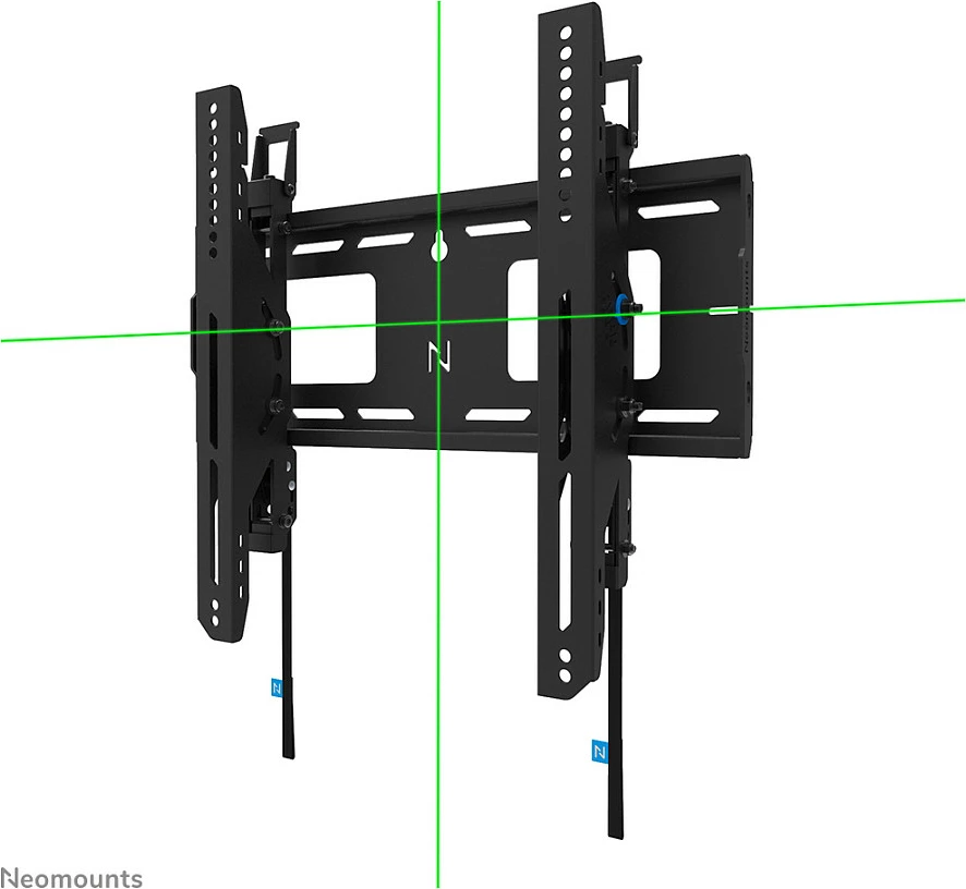 Mbajtëse muri për TV Neomounts LEVEL-750, 43-75", VESA 400x400, 100 kg, e kyçshme, e zezë