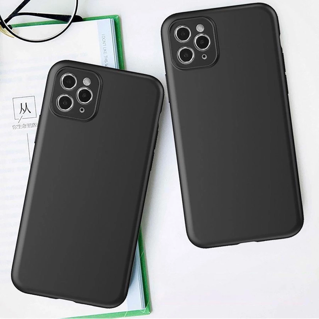 Mbështjellës Hurtel Soft Case për Samsung Galaxy A55 5G, TPU, i zi