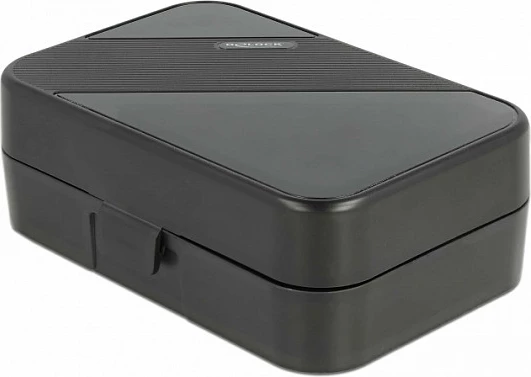 Set kaçavidash precize DeLOCK 64167, 120 copa bitash, me kasë, i zi