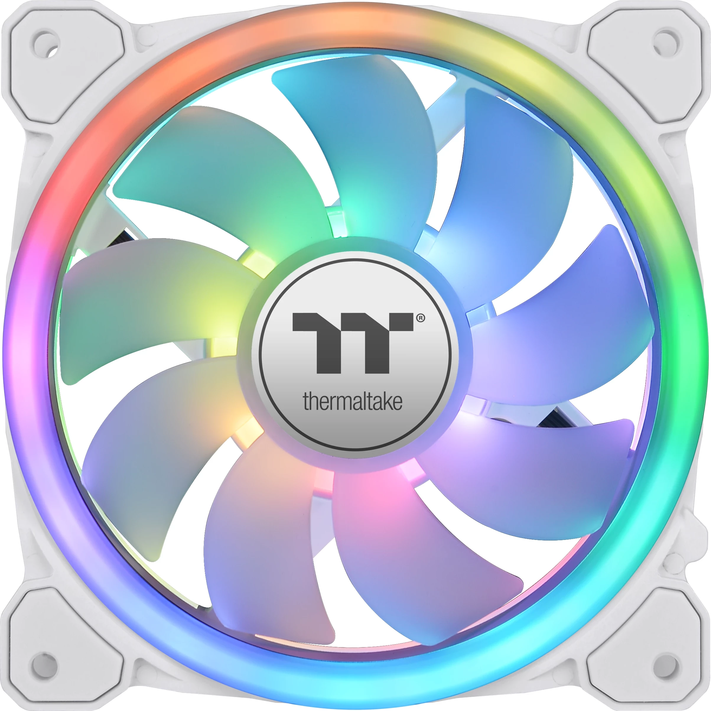 Ventilator kompjuteri Thermaltake SWAFAN 12 RGB TT Premium Edition 120mm, 3 copë, i bardhë