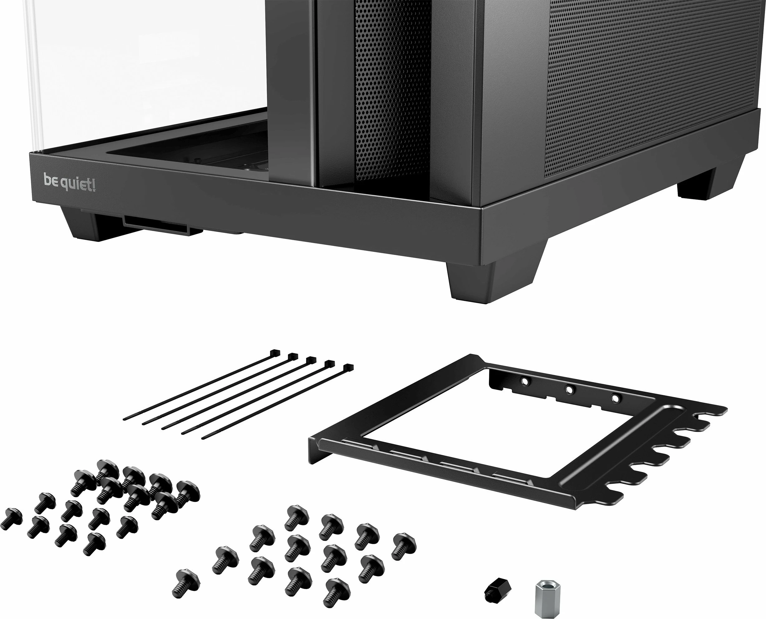 Kasë be quiet! Light Base 500 BGW83 Midi Tower, ATX/mATX/Mini-ITX, 4x 120mm PWM, pa RGB, e zezë