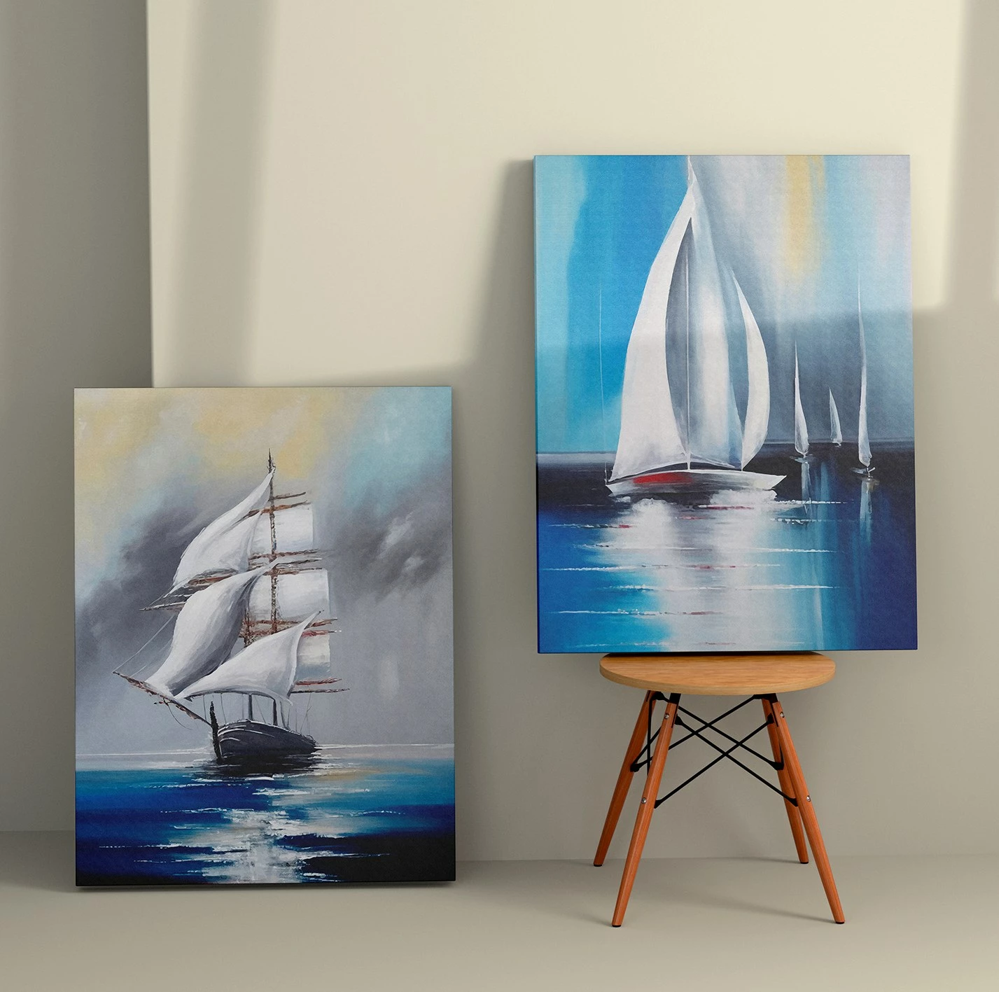 Pikturë dekorative në kanavacë (2 copë), Wallity, 2KNV4352, 50x70 cm