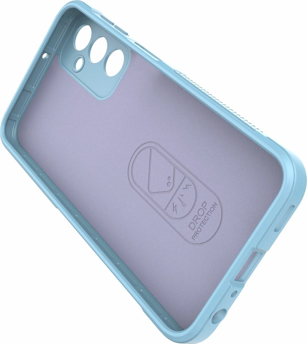 Mbështjellës Hurtel Magic Shield Case për Samsung Galaxy A24 4G, TPU, kaltër e çelët