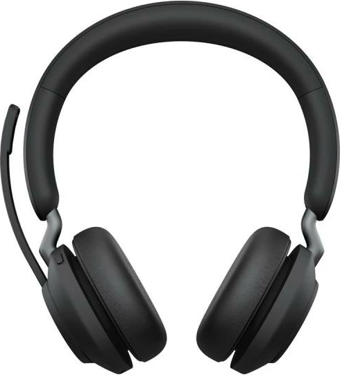 Kufje me mikrofon, Jabra Evolve2 65 MS Stereo On-Ear (26599-999-889), wireless 30m, UC/Teams, Black, me bazë karikimi