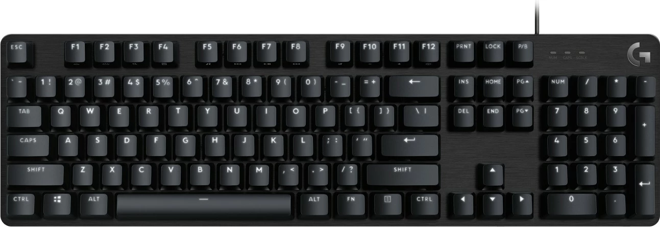 Tastierë mekanike Logitech G413 SE, full-size, ndriçim LED i bardhë, QWERTZ, e zezë