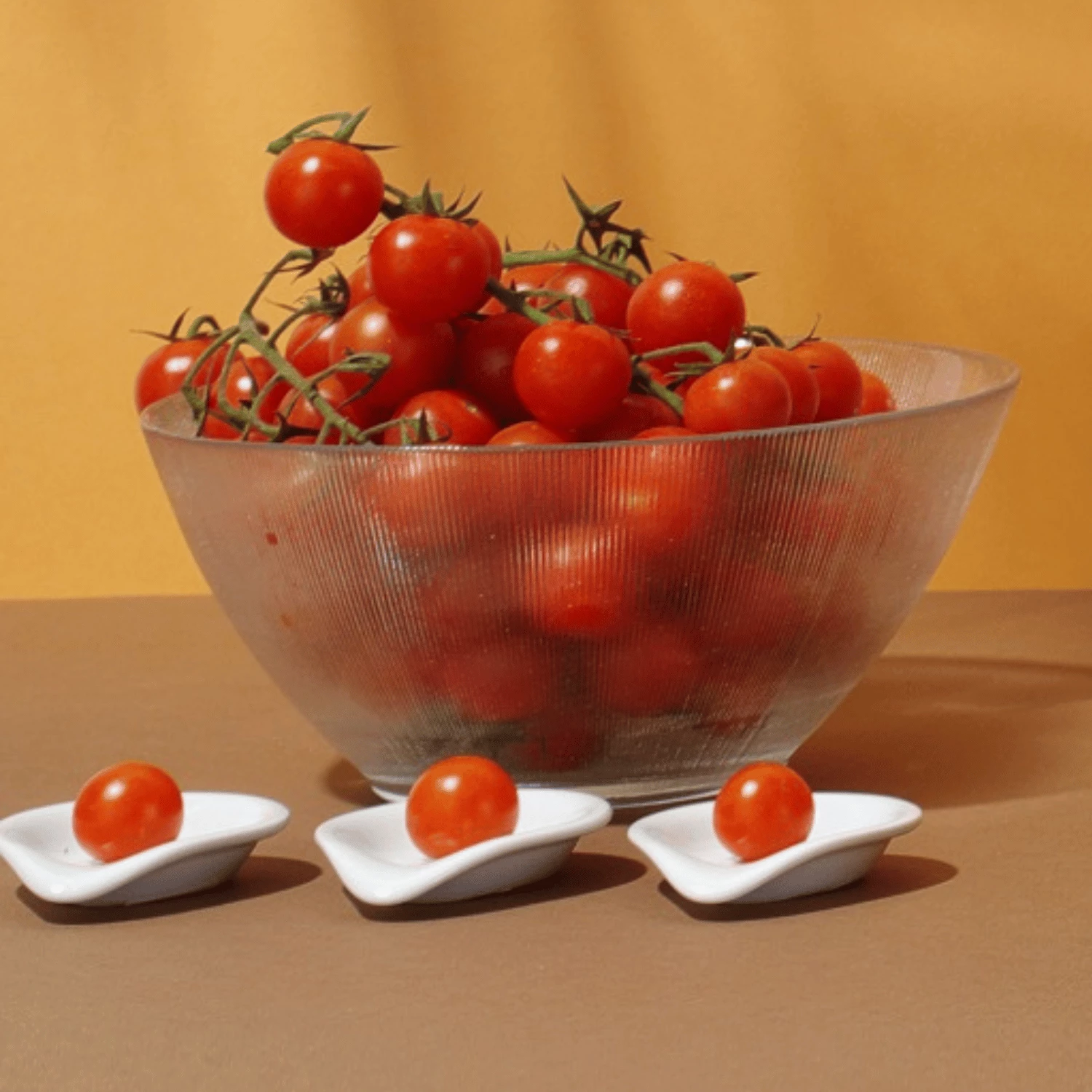 Tas servirës, Fine Dine Aura, 3.5 L, Ø250 mm, xhami, transparent