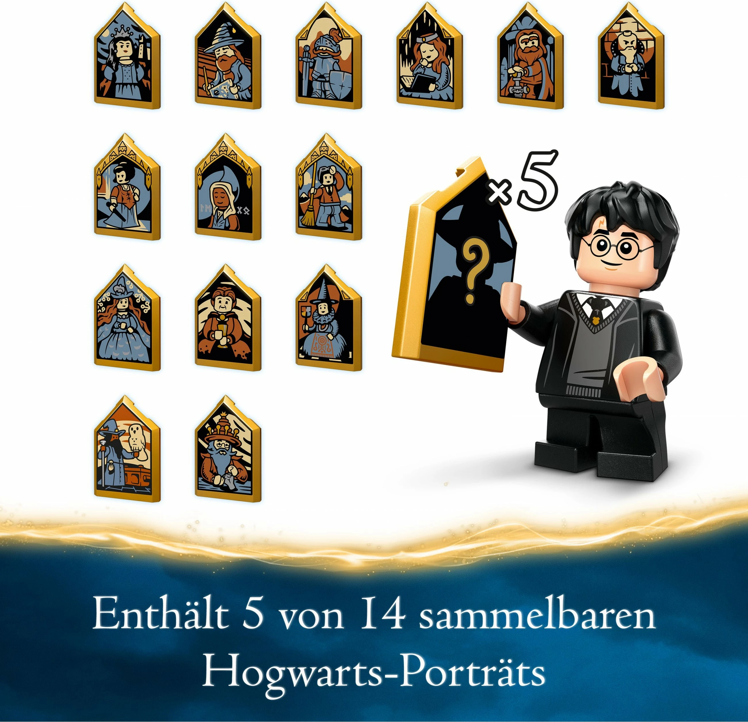 Set ndërtimi LEGO Hogwarts™ Castle: The Great Hall, 1732 pjesë, plastikë, 2.92 kg
