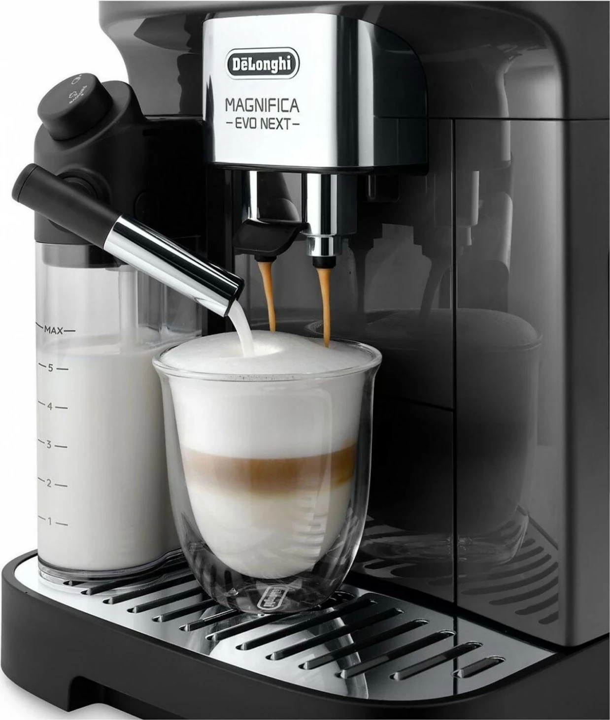 Aparat kafeje DeLonghi Magnifica Evo Next ECAM310.60.GB, 1.9L, 1450W, zi-gri