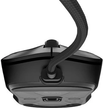 Maus Natec Fury Tanto T4 RGB, me kabllo, 12000 DPI, i zi