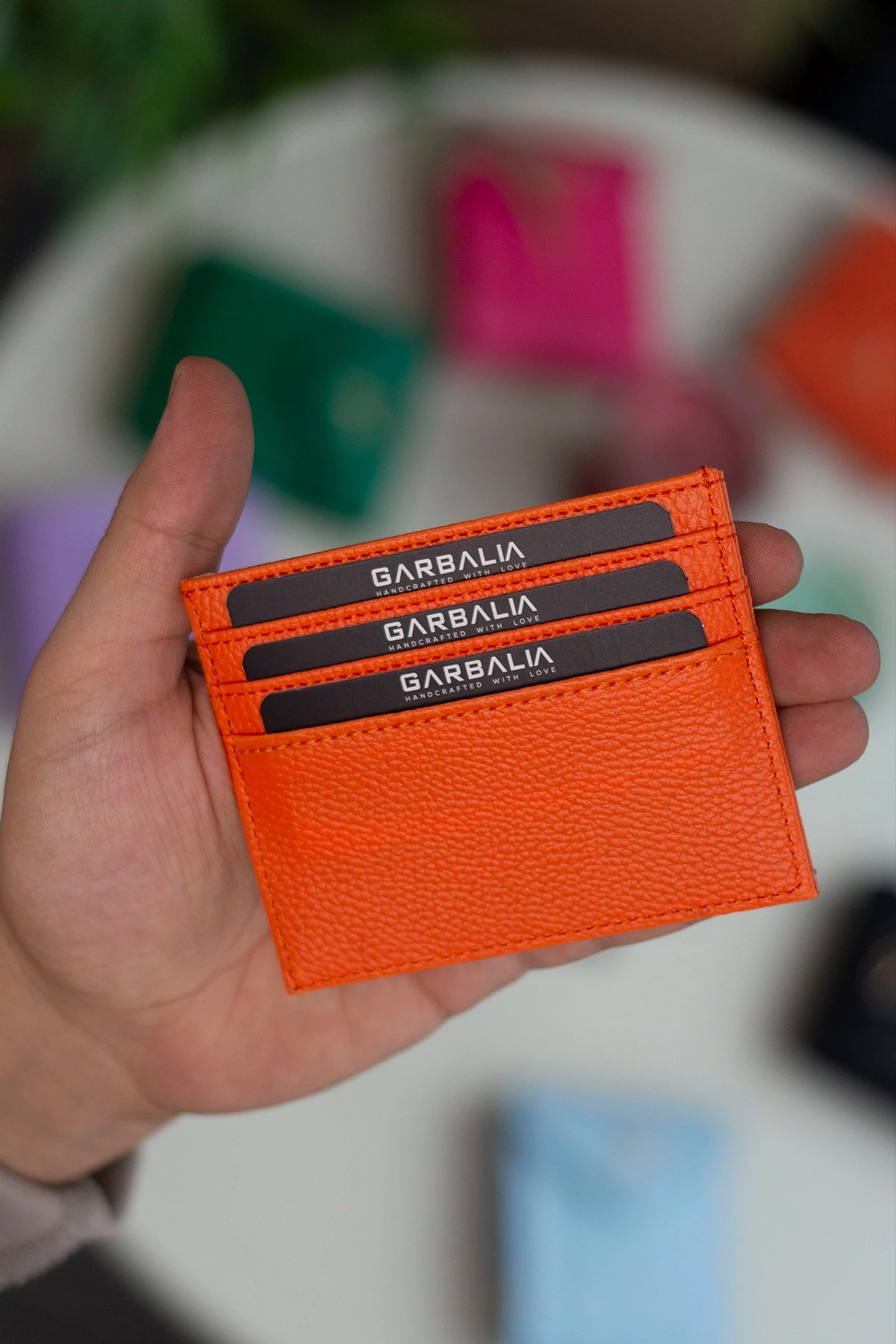 Mbajtës kartelash Zoozie Bags, Babil, portokalli