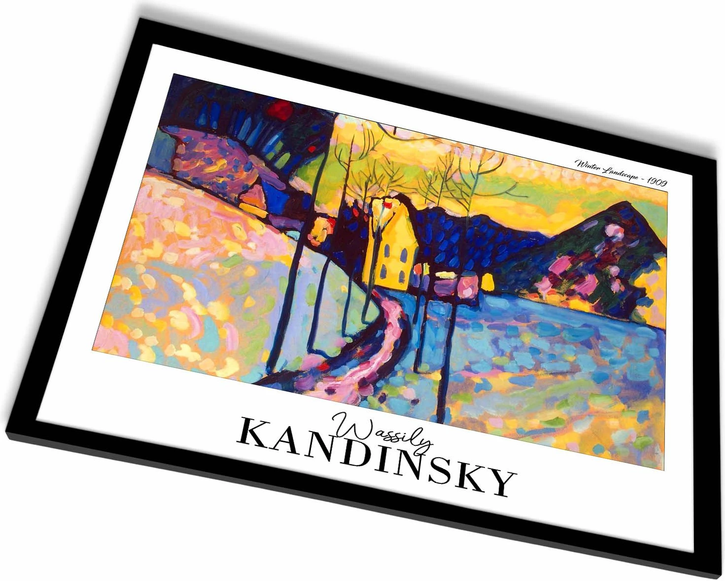 Pikturë dekorative me kornizë, Wallity, 4262SYHKANDINSKY-023