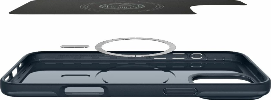 Mbështjellës Spigen Thin Fit MagSafe për iPhone 16 Pro, Gri e errët