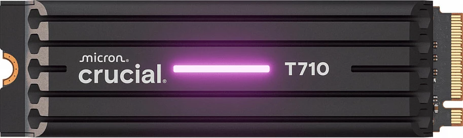 SSD i brendshëm Crucial T710 2TB, M.2 2280 NVMe PCIe 5.0, me heatsink, e zezë