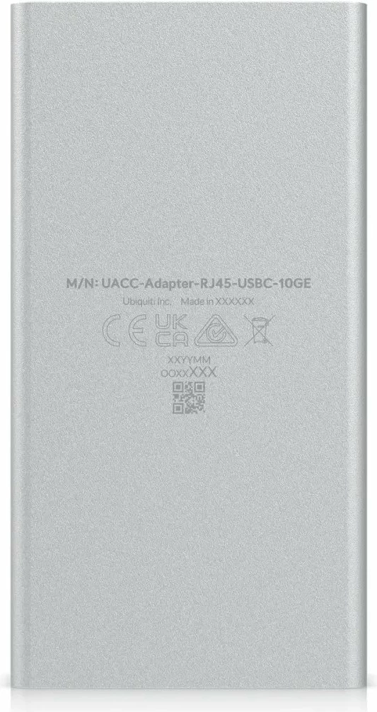 Adapter Ethernet USB-C në RJ45 Ubiquiti UniFi UACC-Adapter-RJ45-USBC-10GE 10GbE, i bardhë