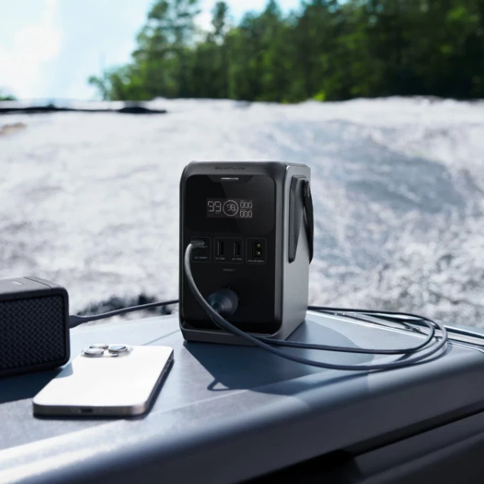 stacion energjie portativ EcoFlow Trail 300 DC 288Wh/300W LiFePO₄, 2x USB-C 140W, gri e errët 3