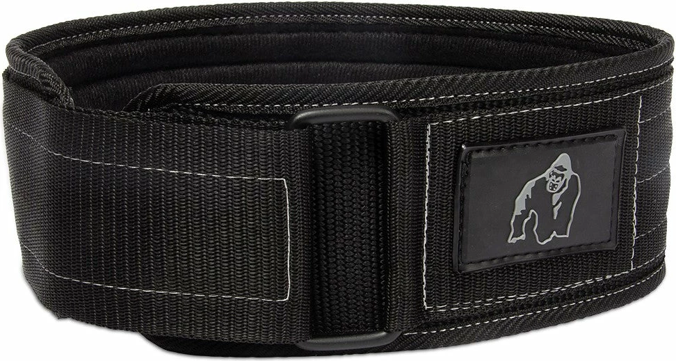 Gorilla Wear 4 Inch Nylon Lifting Belt - Black/Gray [Madhësia: S/M]