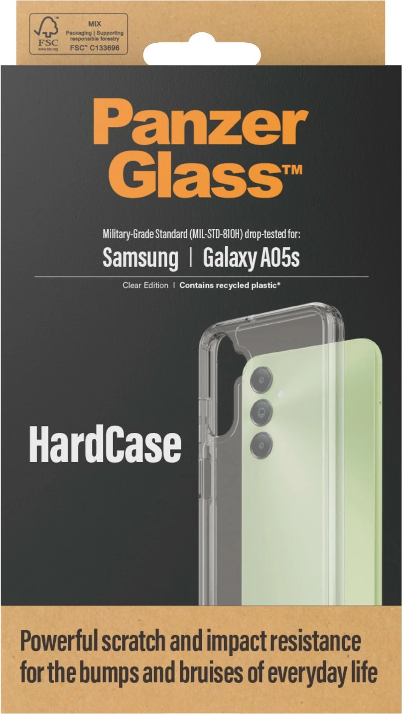 Mbështjellës PanzerGlass për Samsung Galaxy A05s, transparent