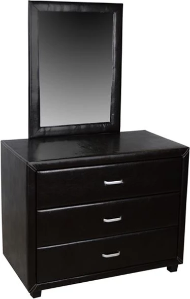 Tavolinë për grim me pasqyrë Jazz PU kafe FH534.01 97x53.5x159cm