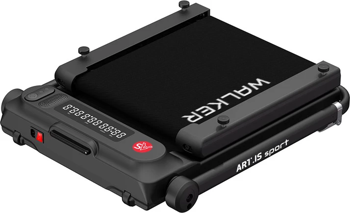 Shirit vrapimi i palosshëm ART.IS Sport Walker AS7 (AST40105), për ecje/vrapim, 10 km/h, 3 HP peak, Bluetooth, i zi
