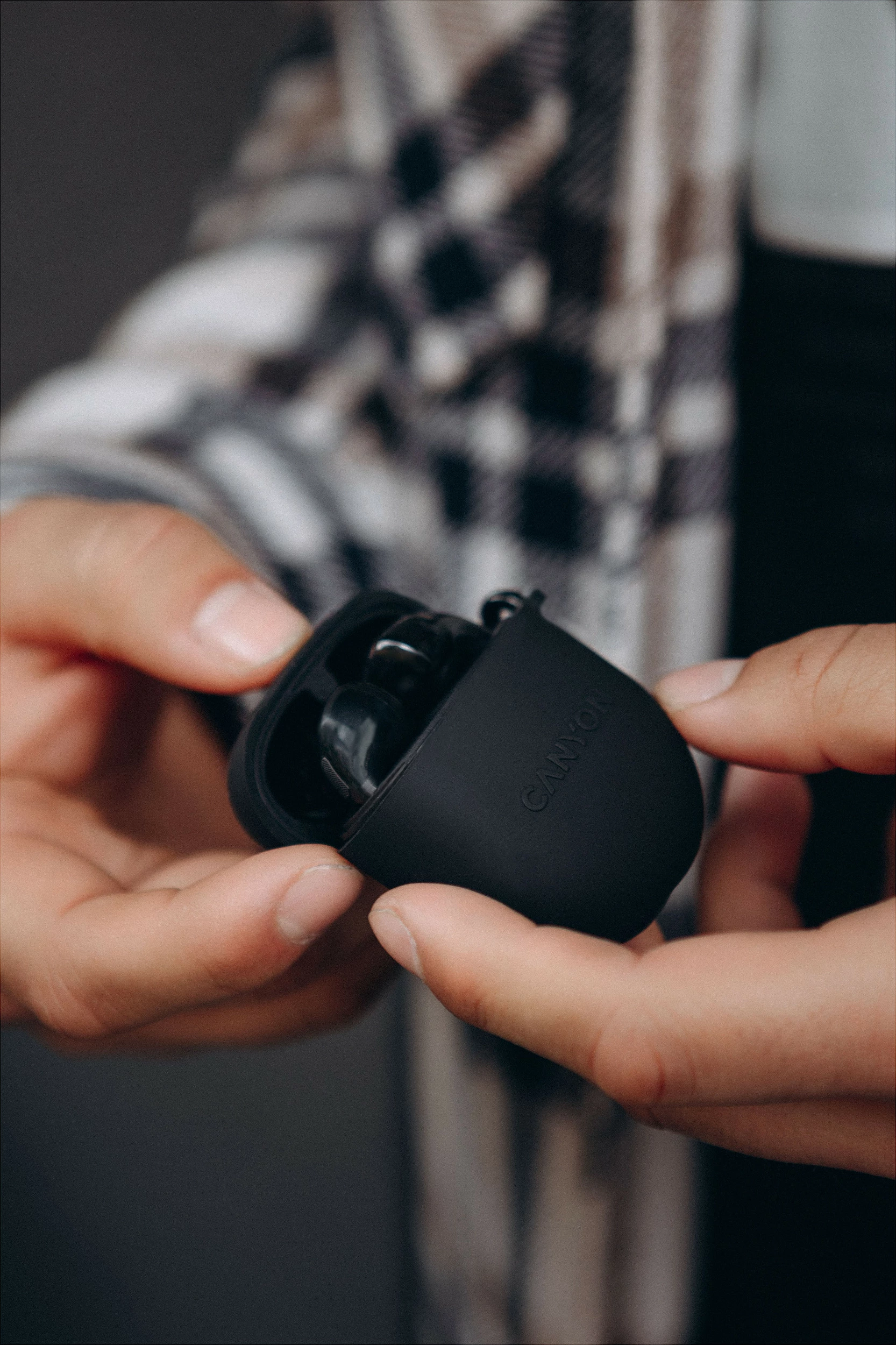 Kufje Canyon CNS-TWS6B TWS, Bluetooth 5.3, deri 21 orë, Game Mode, të zeza