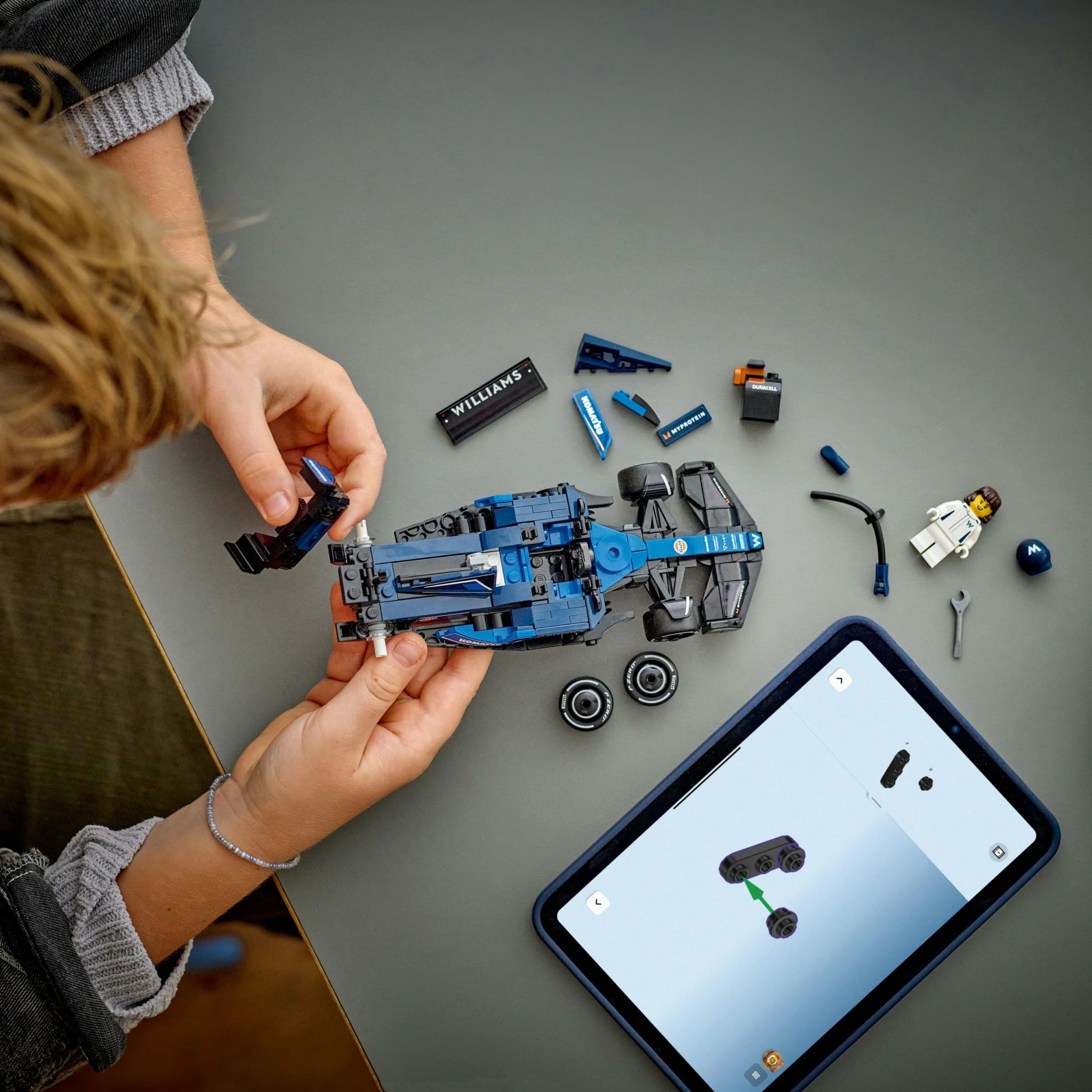 Set LEGO Speed Champions F1 Williams Racing FW46 77249, 263 pjesë, blu