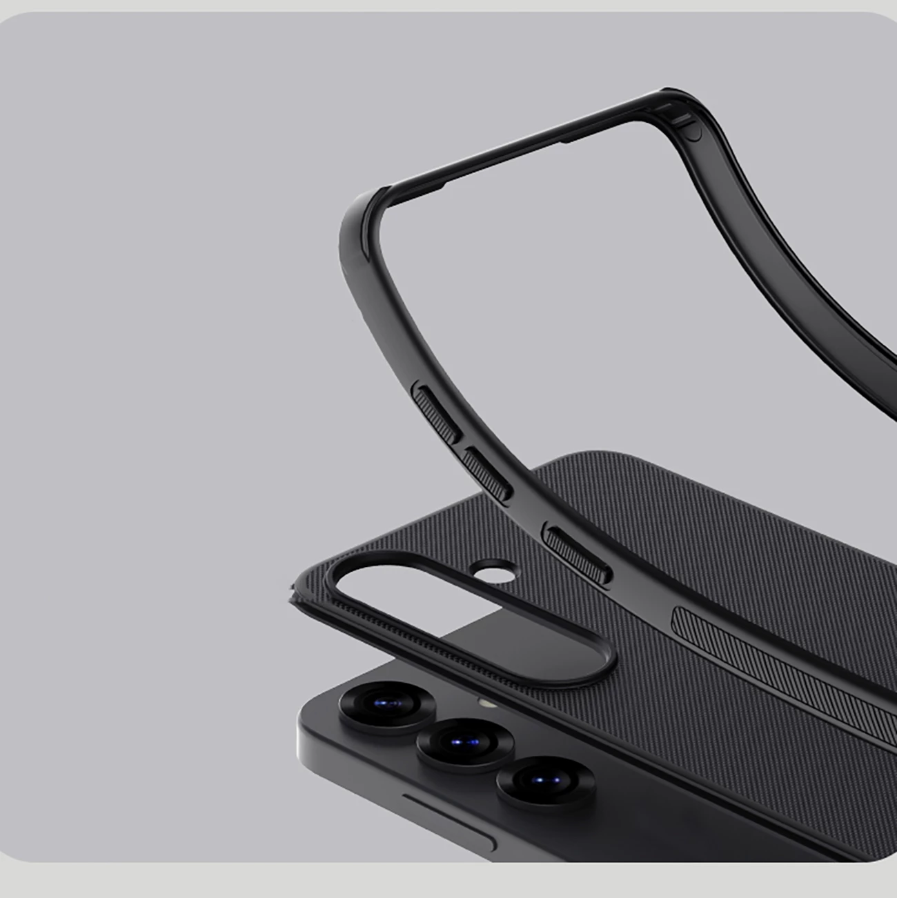 Mbështjellës Nillkin Super Frosted Shield Pro Magnetic për Samsung Galaxy S25+ me MagSafe, Zi