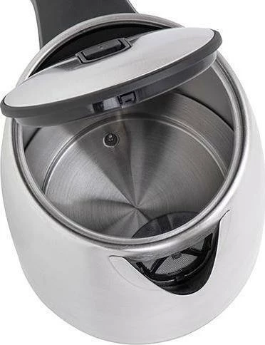 Çajnik elektrik Adler AD 1340 1.7L 2200W me kontroll temperature, Argjend