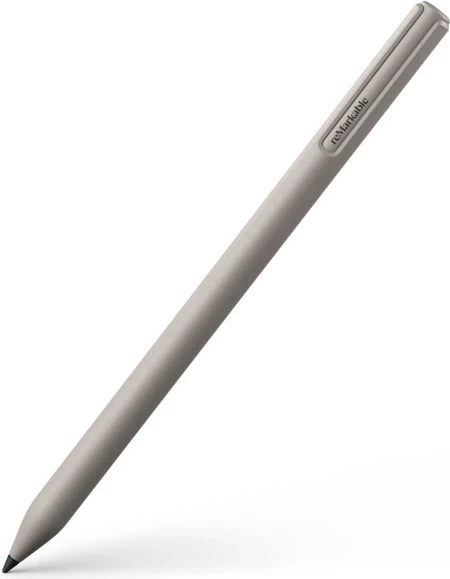Stilus reMarkable Marker për Paper Pro, 4096 nivele presioni, 60° tilt, me 6 maja zëvendësuese, gri