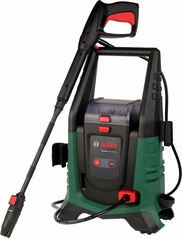 Larëse presioni Bosch UniversalAquatak 36V-100 36V, 100 bar, tub 4 m, trup pa bateri/karikues, jeshile/zezë