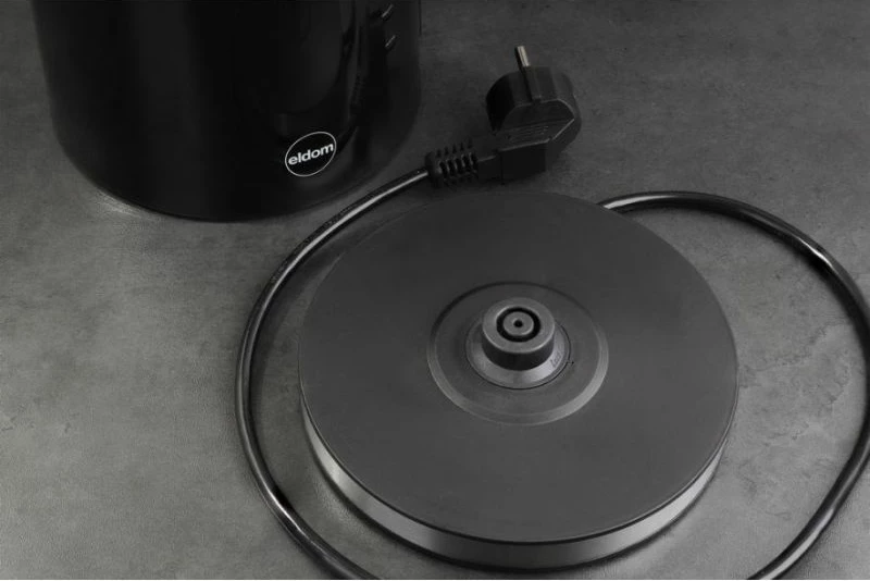 Çajnik elektrik pa kabllo ELDOM C540 Jetty, i zi, 1.7 L