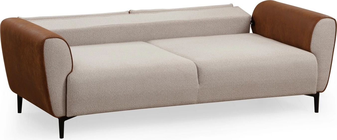 Divan 3-vendësh me shtrat, Atelier del Sofa, bezhë, kanellë