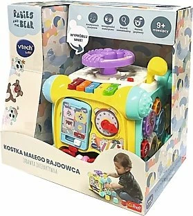 Lojë edukative interaktive Vtech Little Racer Block 61957, 9+ muaj, me drita/tinguj, shumëngjyrëshe