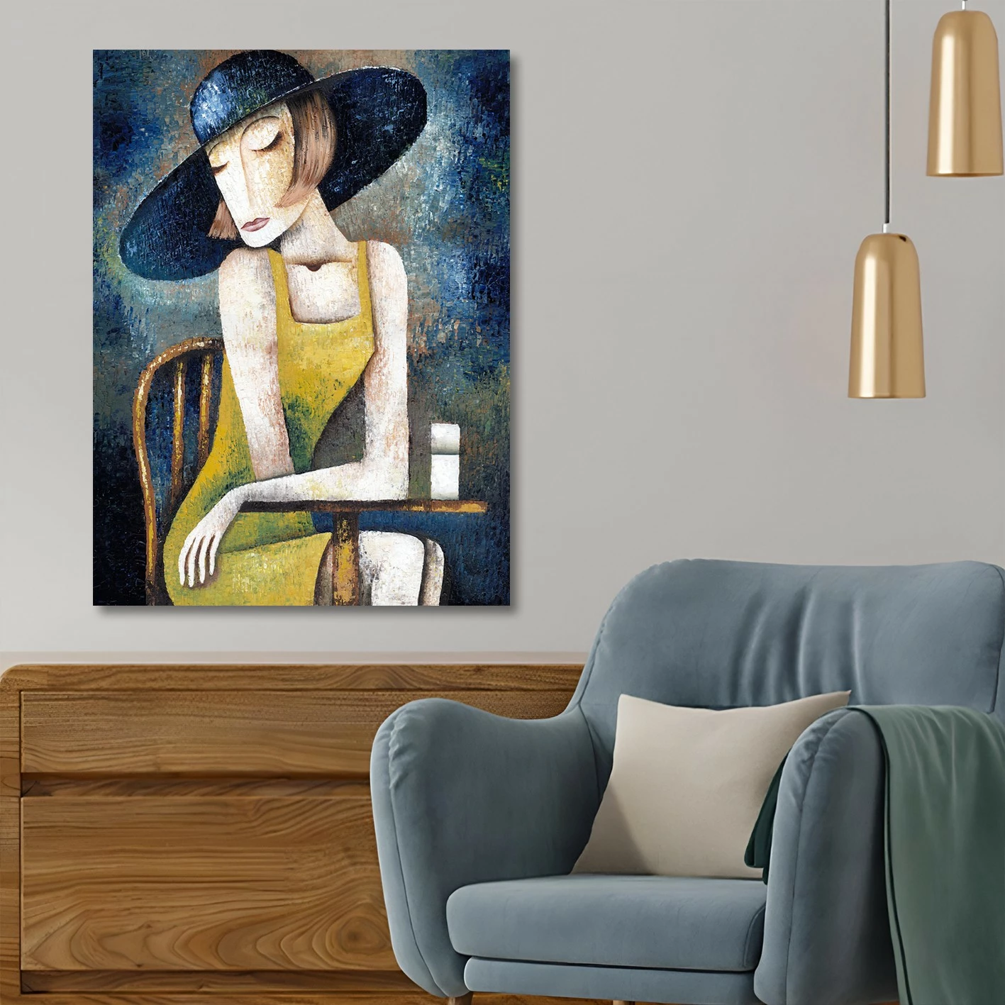 Pikturë dekorative në kanavacë, Wallity, KNV4498_5070, 50x70cm