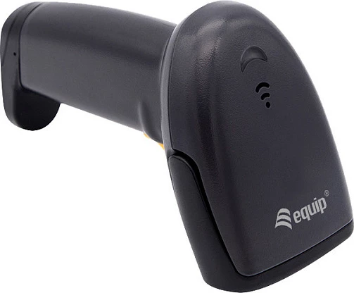 Skaner barkodi EQUIP 1D USB me mbajtëse, 1.8 m kabllo, i zi