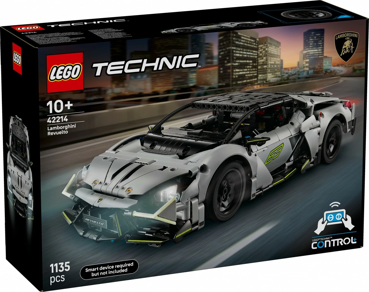 Set ndërtimi LEGO Technic 42214 Lamborghini Revuelto, 1135 pjesë, i bardhë