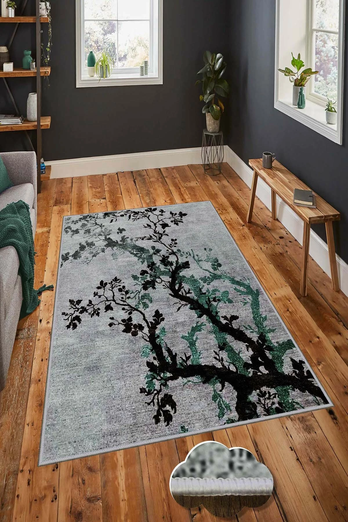 Qilim për korridor, shumëngjyrësh, 80x300cm, Conceptum Hypnose, Hmnt719