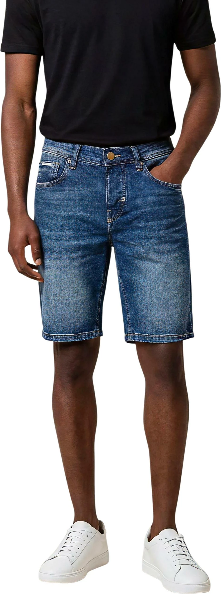 Shorce për meshkuj Antony Morato Argon Slim Fit MMDS00076-FA700169 W02256, denim