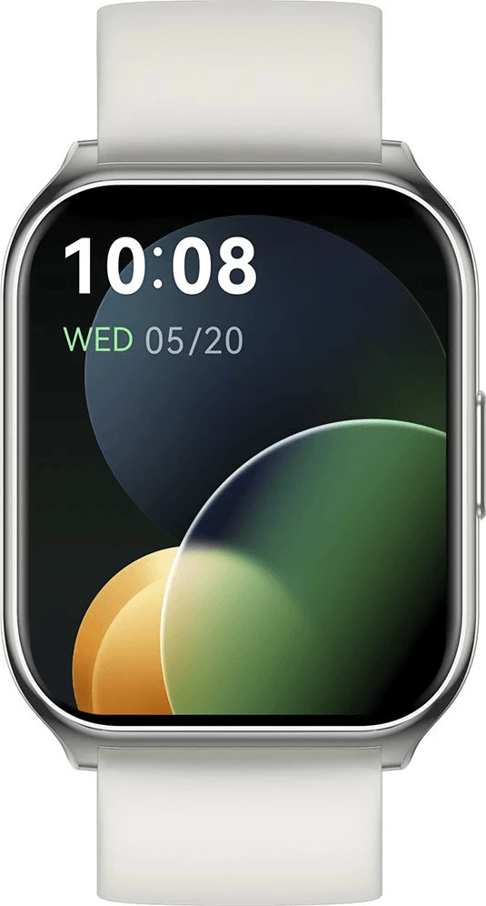Smartwatch Xiaomi Haylou Watch 2 Pro LS02 Pro, SpO2, IP68, Bluetooth 5.3, bateri 250 mAh, argjendtë me rrip të bardhë