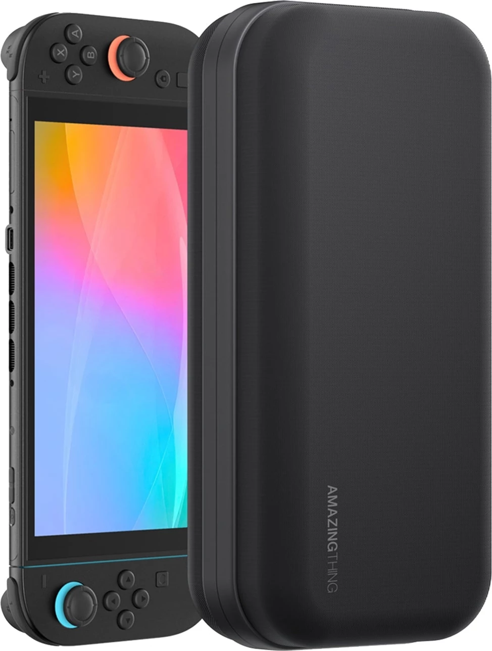 Mbështjellës AmazingThing PlayShield Pack Kit Case për Nintendo Switch 2, zi