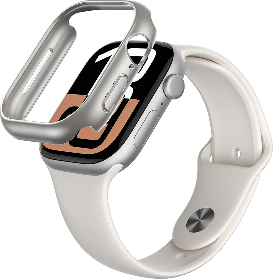 Mbështjellës AmazingThing Minimal për Apple Watch 46mm, argjendtë