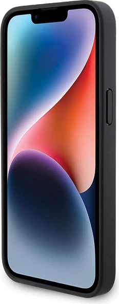 Mbështjellës BMW Leather Carbon për iPhone 15 Pro Max, i zi